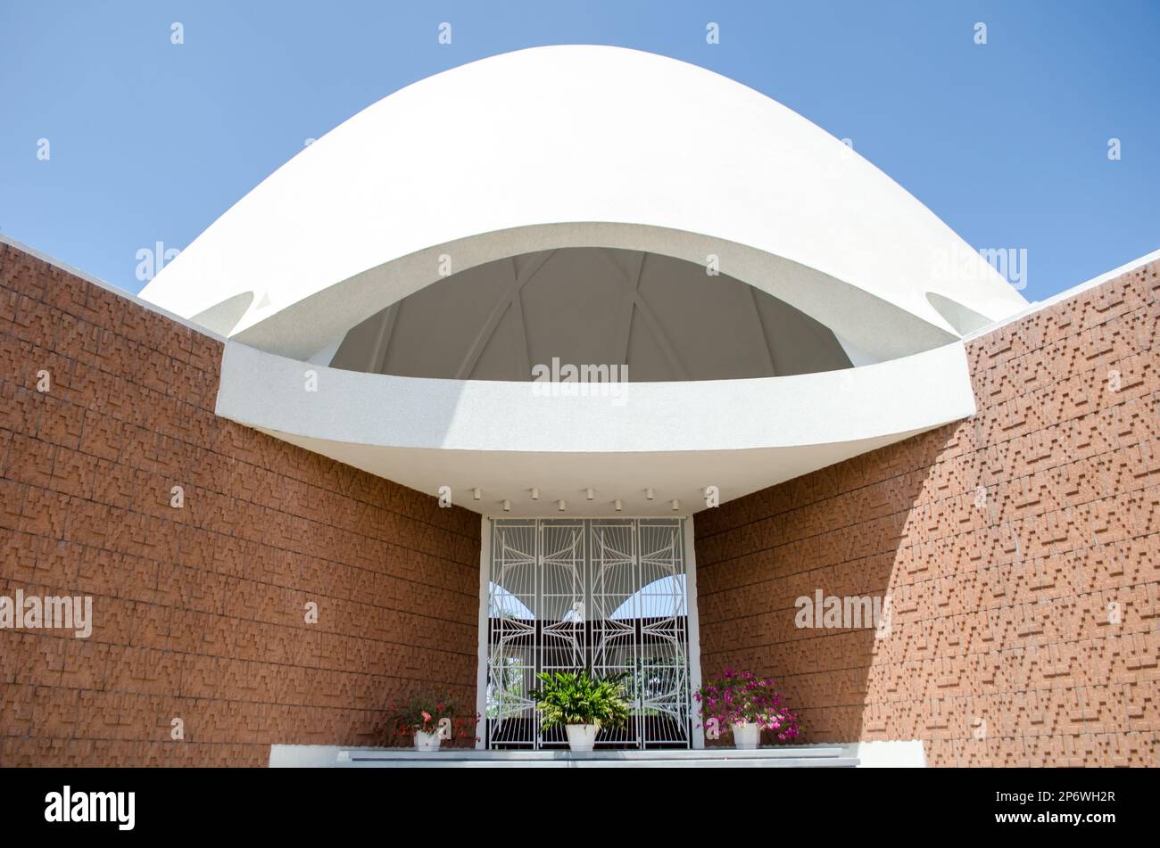 Bahai Tempel, erbaut auf dem Cerro Sonsonate am Stadtrand von Panama City Stockfoto