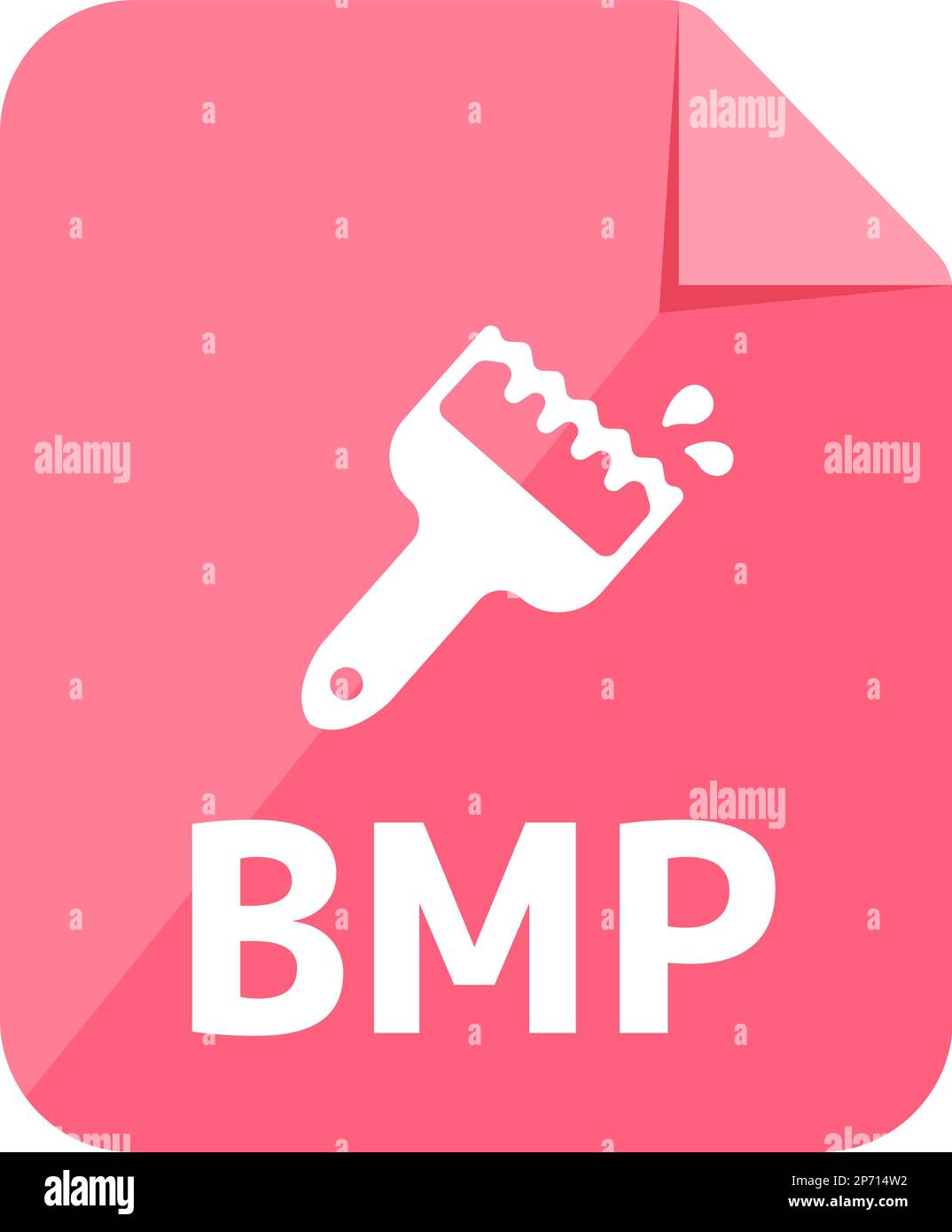 Dateiformate Vektorsymbol Illustration | BMP, Bitmap Stock Vektor