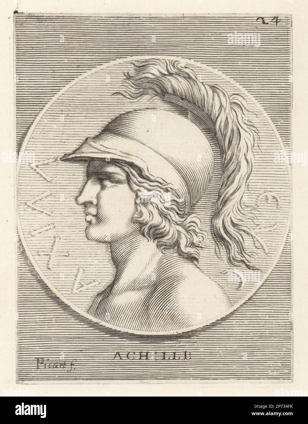Achilles, Sohn der Nereid Thetis und Peleus, König von Phthia, Held des