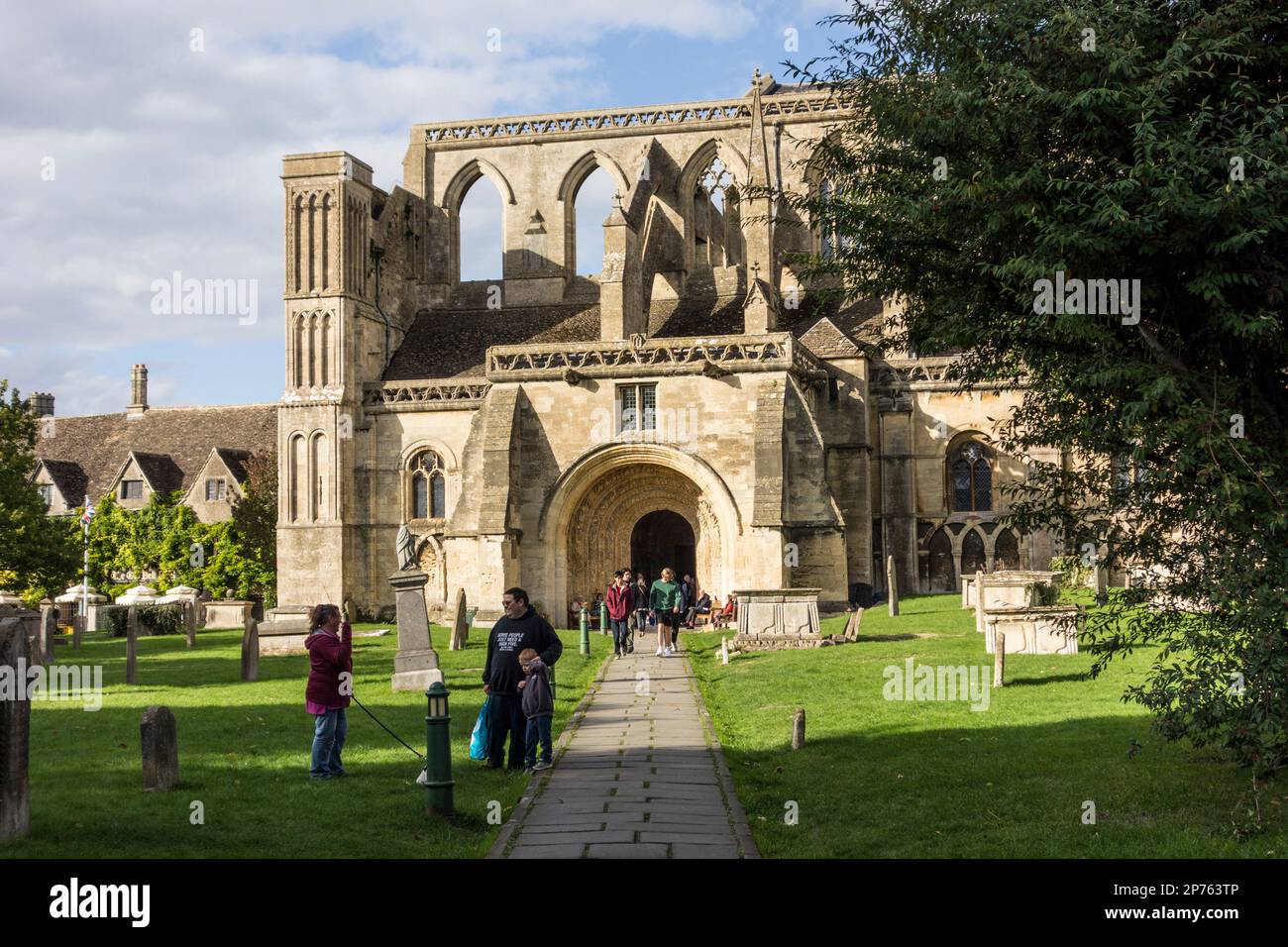 Malmesbury Abbey, Wiltshire, Großbritannien Stockfoto