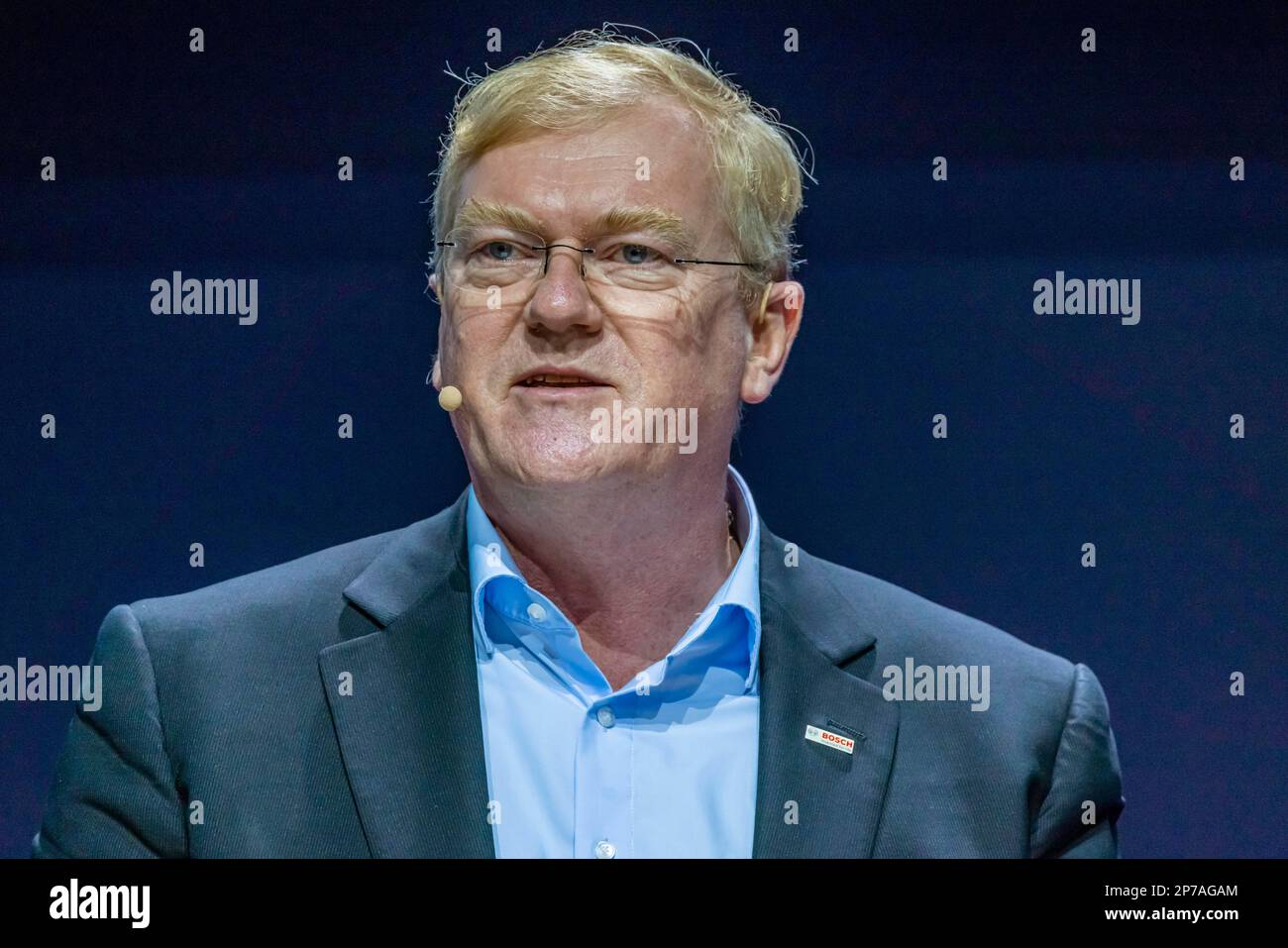 Stefan Hartung, Vorstandsvorsitzender der Robert Bosch GmbH, IAA MOBILITYMESSE, Automobil Messe, München, Bayern Stockfoto
