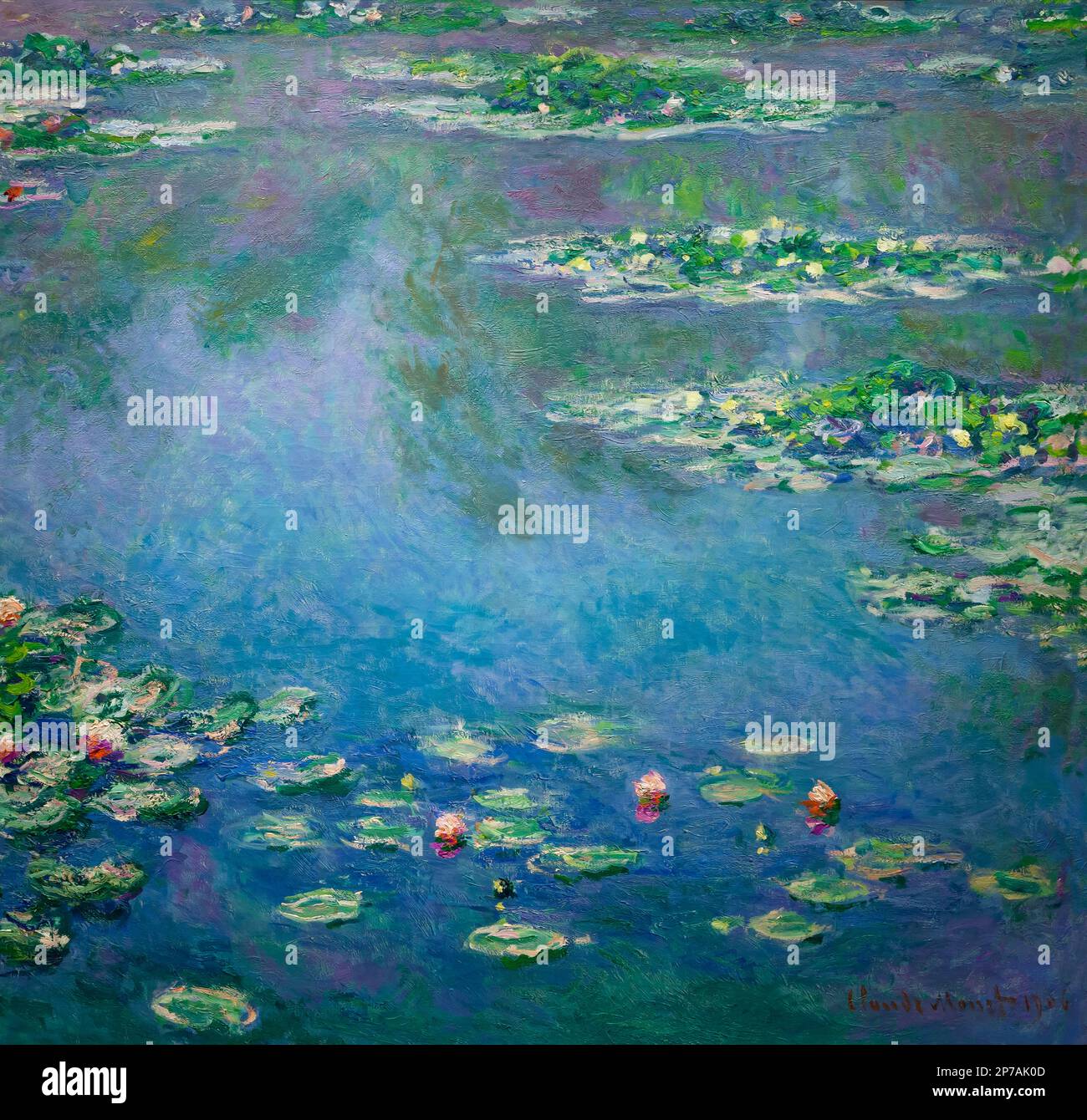 Seerosen, Claude Monet, 1906, Kunst Institut von Chicago, Chicago, Illinois, USA, Nordamerika, Stockfoto