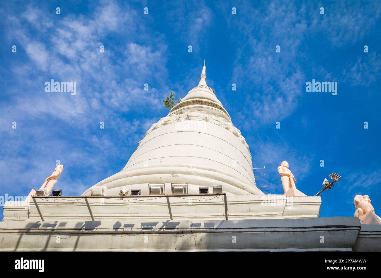 Der Gipfel von Wat Phnom in Phnom Penh, Kambodscha. Stockfoto