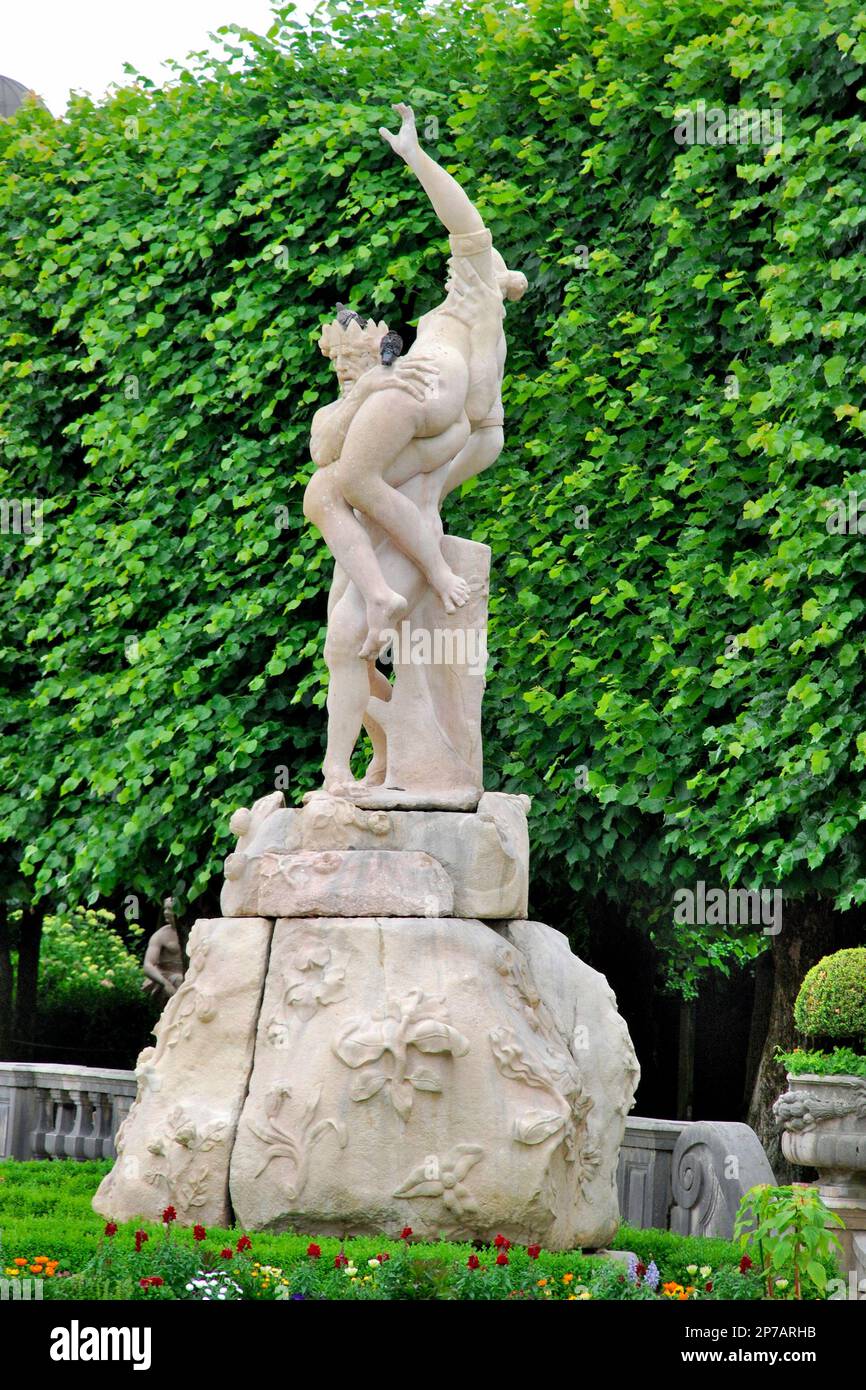 Statuen im Mirabellgarten, Salzburg, Österreich, Europa Stockfoto