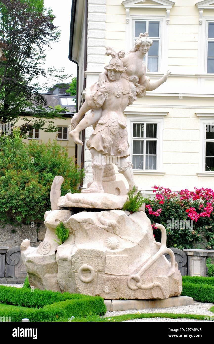 Statuen im Mirabellgarten, Salzburg, Österreich, Europa Stockfoto