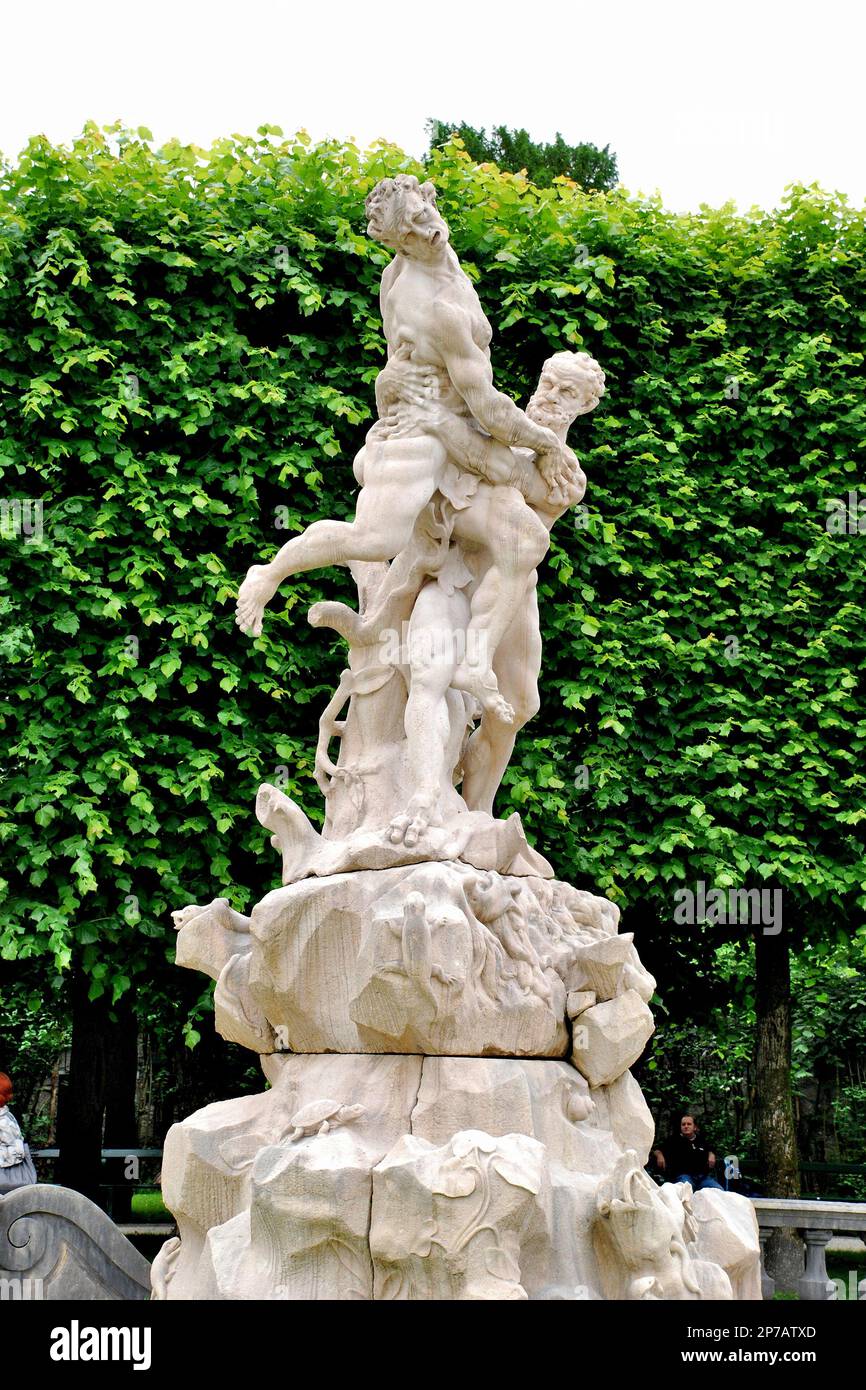 Statuen im Mirabellgarten, Salzburg, Österreich, Europa Stockfoto