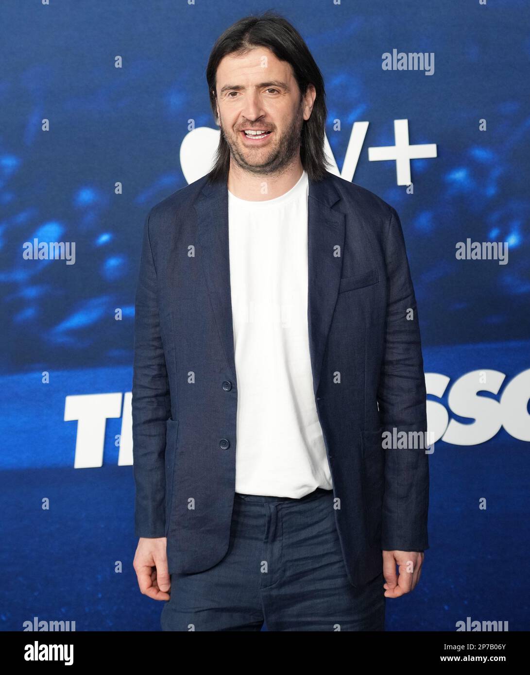 Los Angeles, USA. 07. März 2023. Spencer Jones trifft am Dienstag, den 7. März 2023, auf der TED LASSO Season 3 Premiere der Apple Original Series im Regency Village Theater in Westwood, Kalifornien, ein. (Foto: Sthanlee B. Mirador/Sipa USA) Guthaben: SIPA USA/Alamy Live News Stockfoto