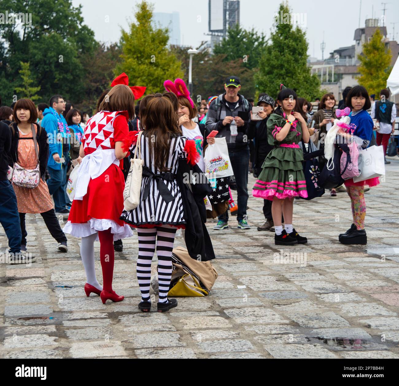 Cosplayer in Harajuku, Tokio, Japan Stockfoto