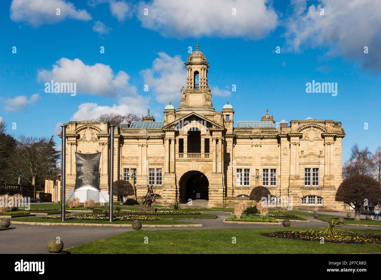 Cartwright Hall, Bradford Kunstgalerie, in Bradford, West Yorkshire, England, UK Stockfoto