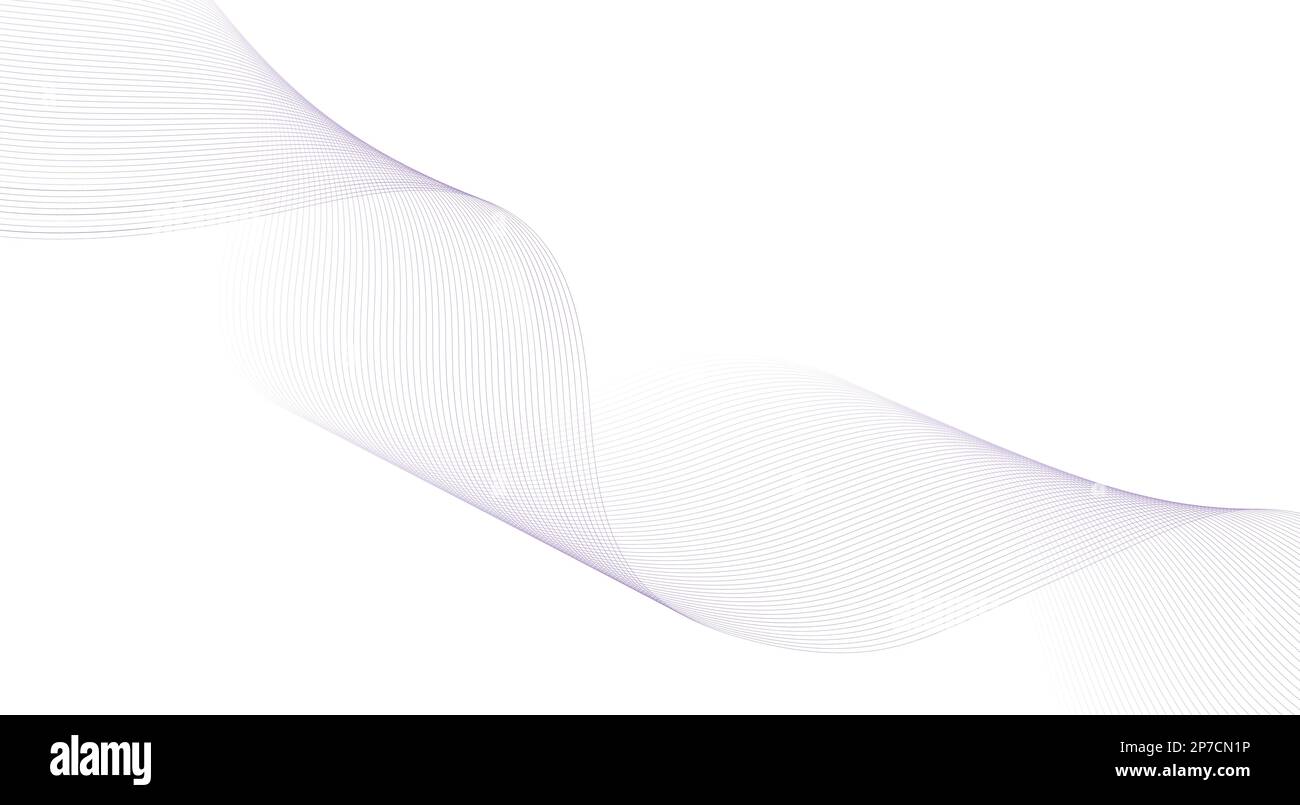 Abstrakter Hintergrund mit parallelen Linien. Futuristischer technologischer Hintergrund. Erzeugt den Effekt einer optischen Täuschung. Stock Vektor