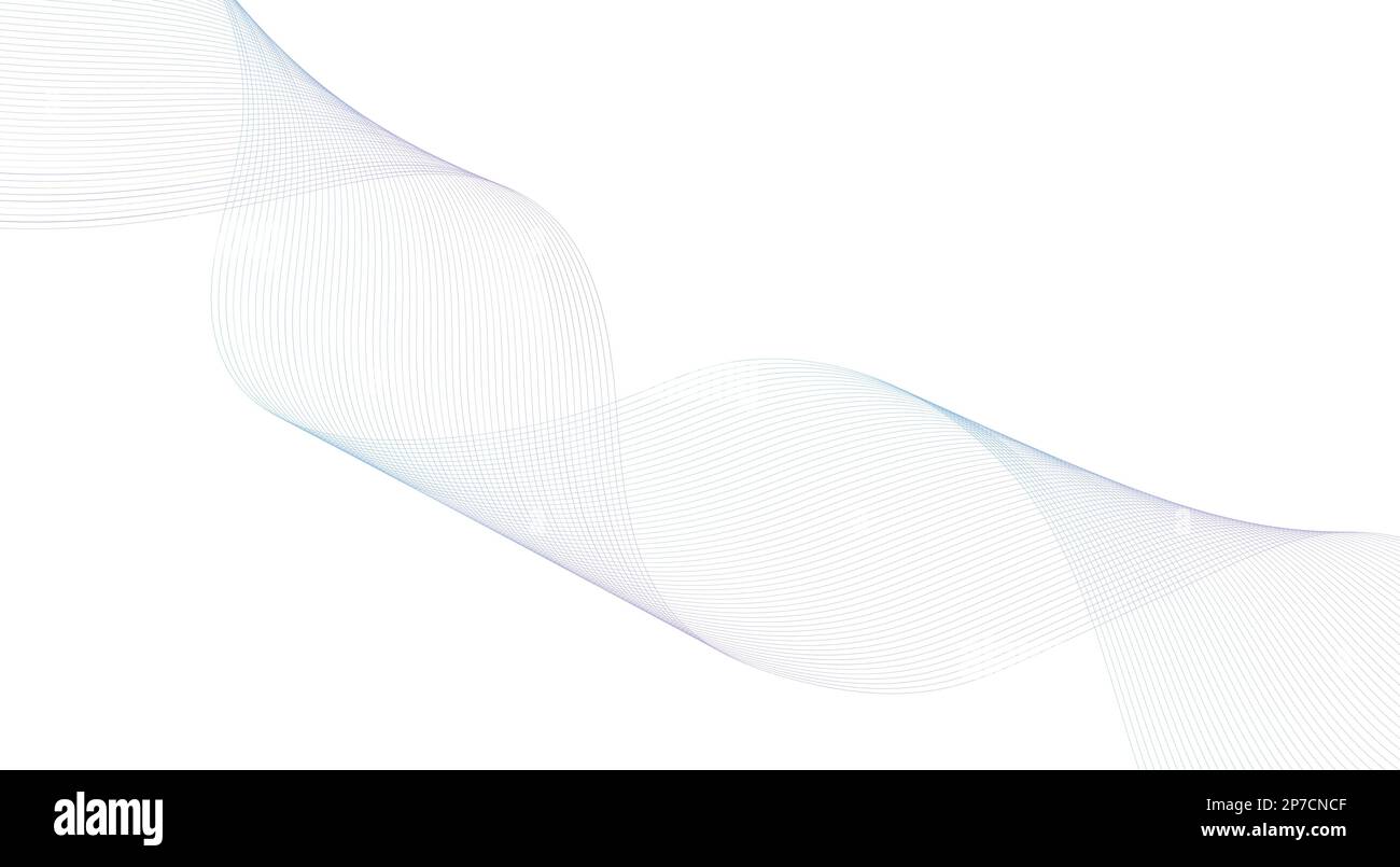 Abstrakter Hintergrund mit parallelen Linien. Futuristischer technologischer Hintergrund. Erzeugt den Effekt einer optischen Täuschung. Stock Vektor