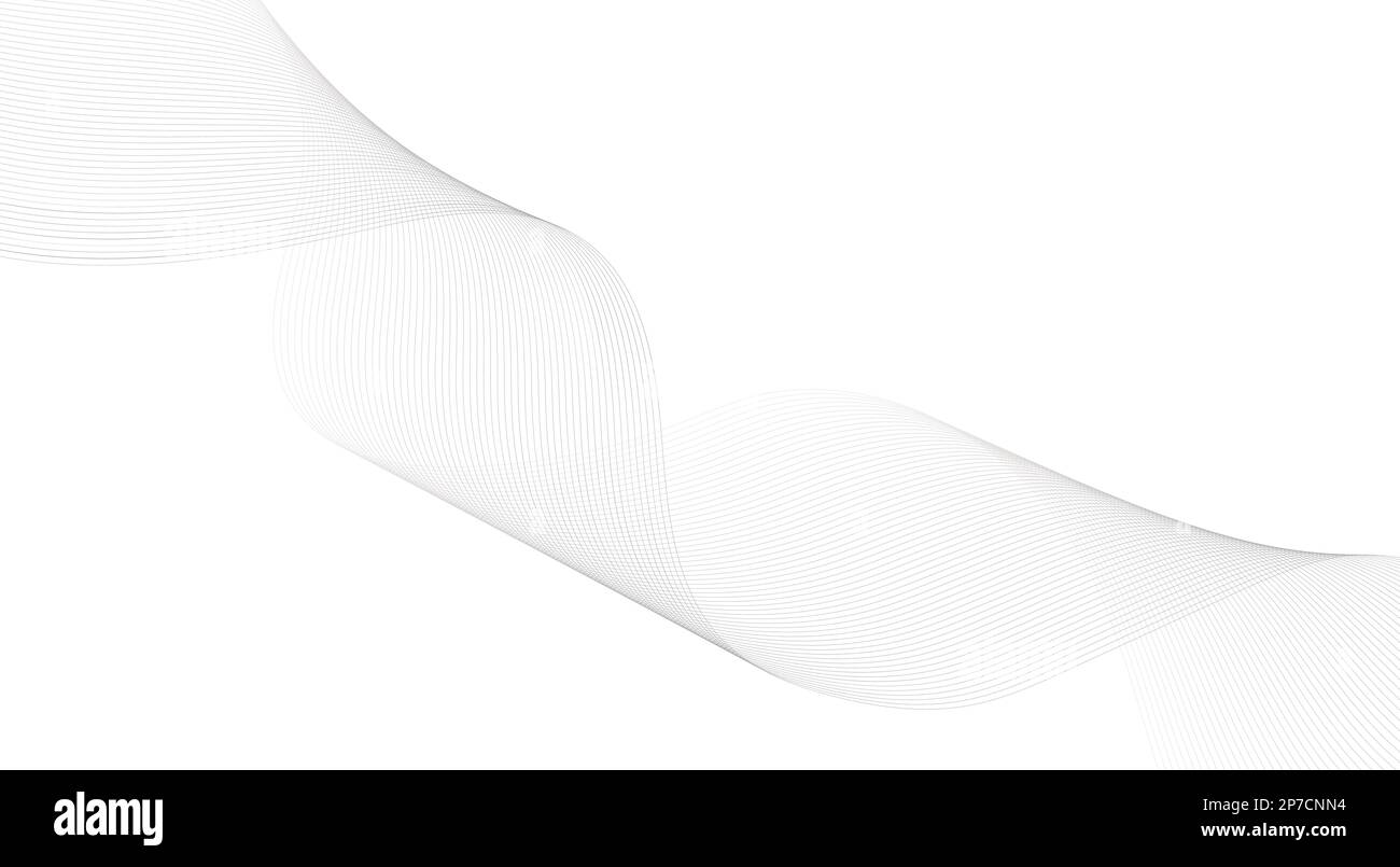 Abstrakter Hintergrund mit parallelen Linien. Futuristischer technologischer Hintergrund. Erzeugt den Effekt einer optischen Täuschung. Stock Vektor