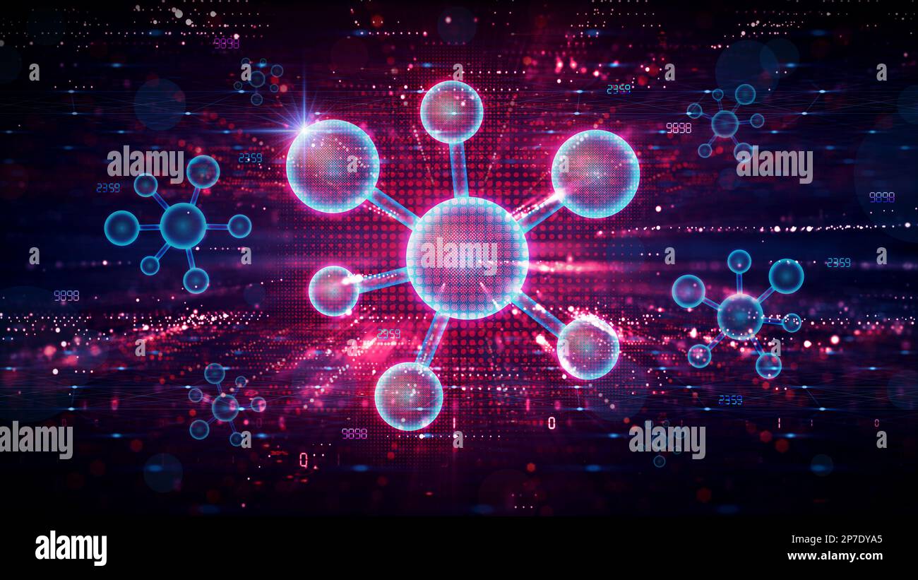 Computerchemie – Bereich der Chemie, der Computersimulationen verwendet, um  komplexe chemische und biochemische Probleme zu lösen – konzeptionell  Stockfotografie - Alamy