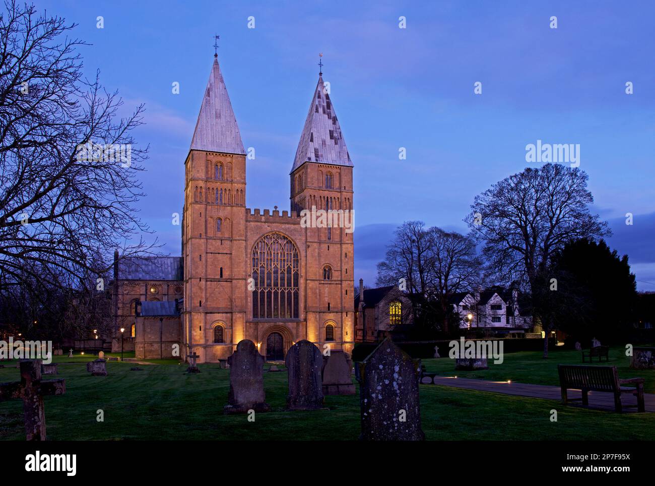 Southwell Minster, Southwell, Nottinghamshire, England, Großbritannien Stockfoto