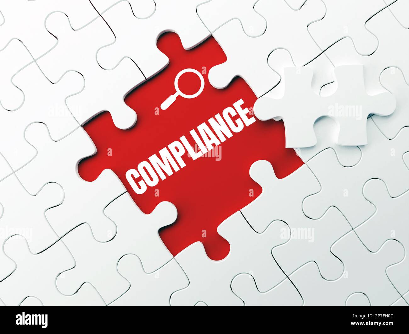 Compliance-Puzzle Stockfoto