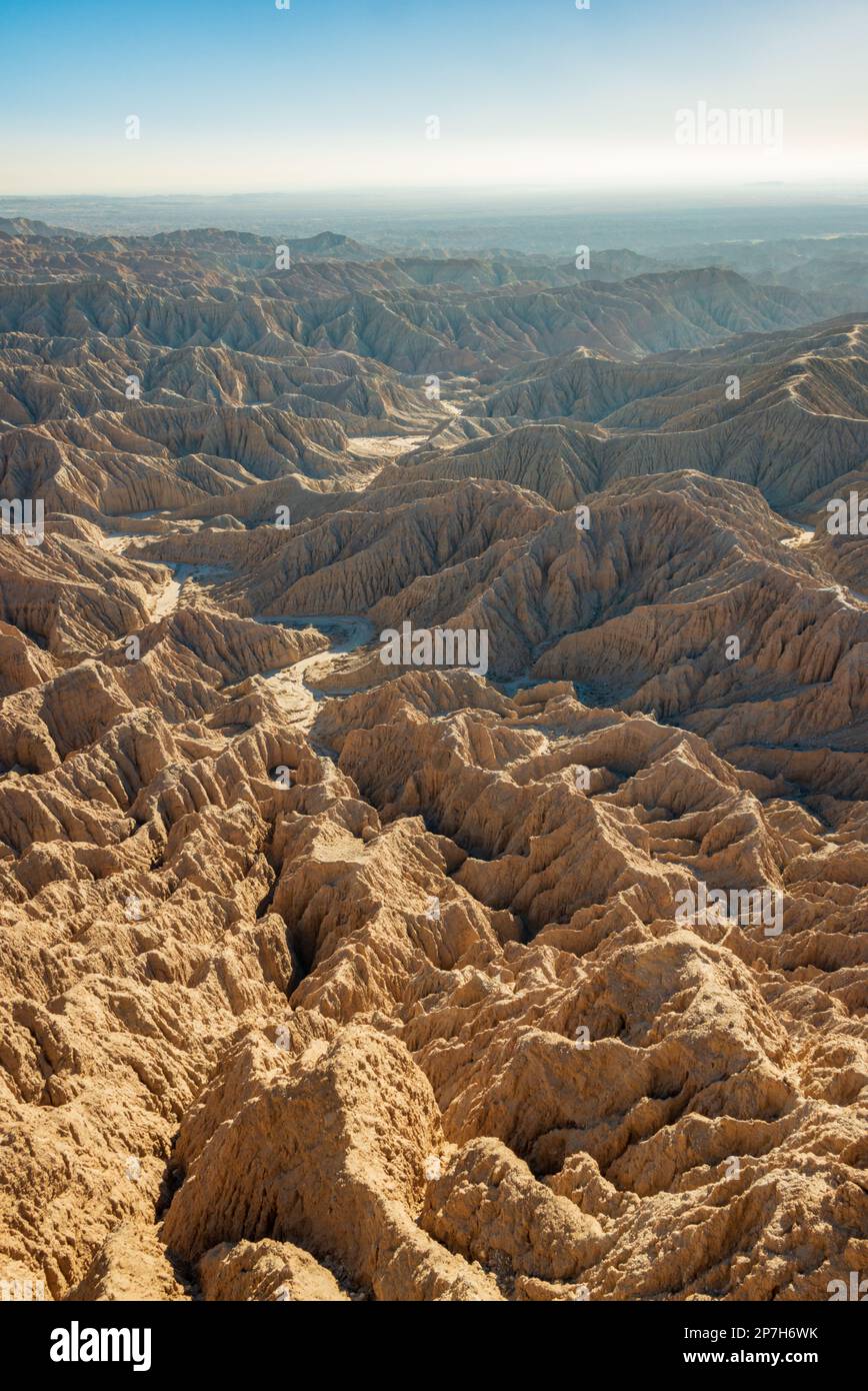 Raue Landschaft, Anza-Borrego Desert State Park, kalifornien Stockfoto