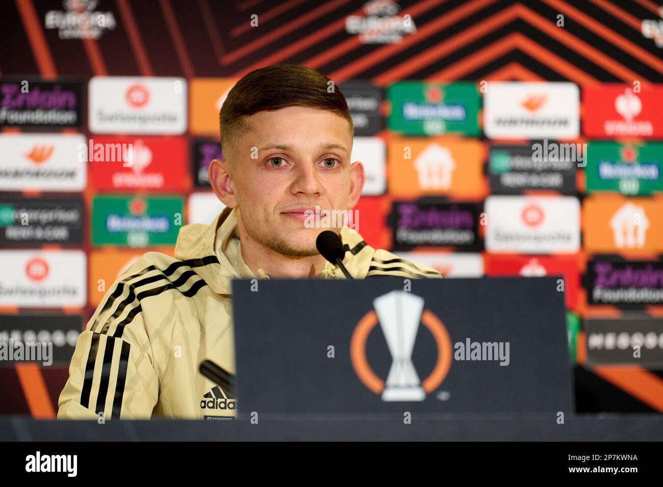 Warschau Sebastian Szymanski von Feyenoord anlässlich der