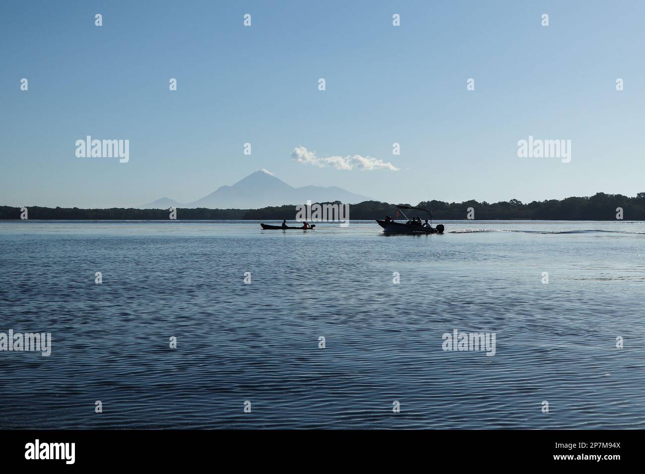 Fischerboote in Nicaragua Stockfoto