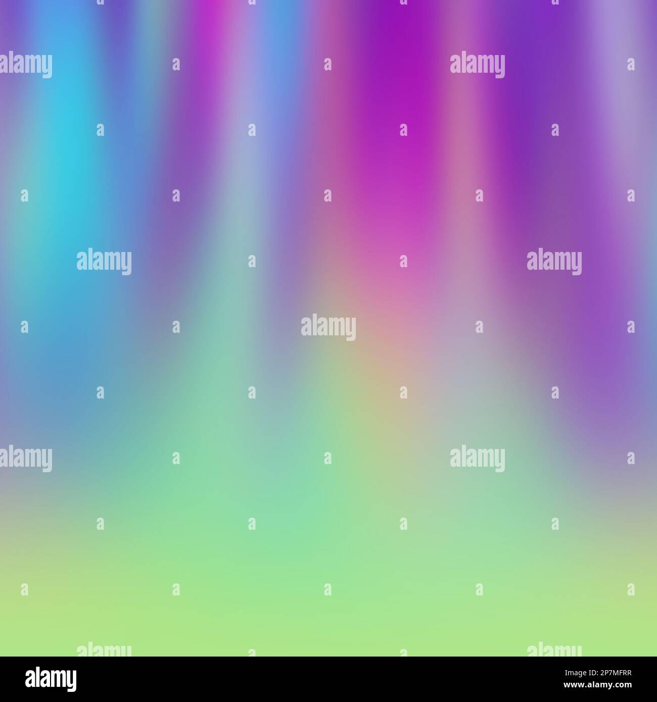 Abstrakter quadratischer grüner und lilafarbener Hintergrund Stockfoto