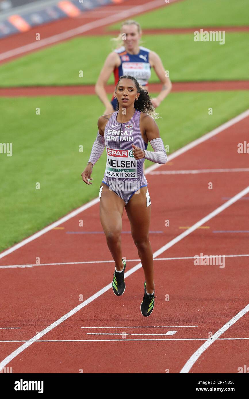 Laviai NIELSEN, Gewinner der Eilveranstaltung 400m bei der europäischen Leichtathletik-Meisterschaft 2022 Stockfoto