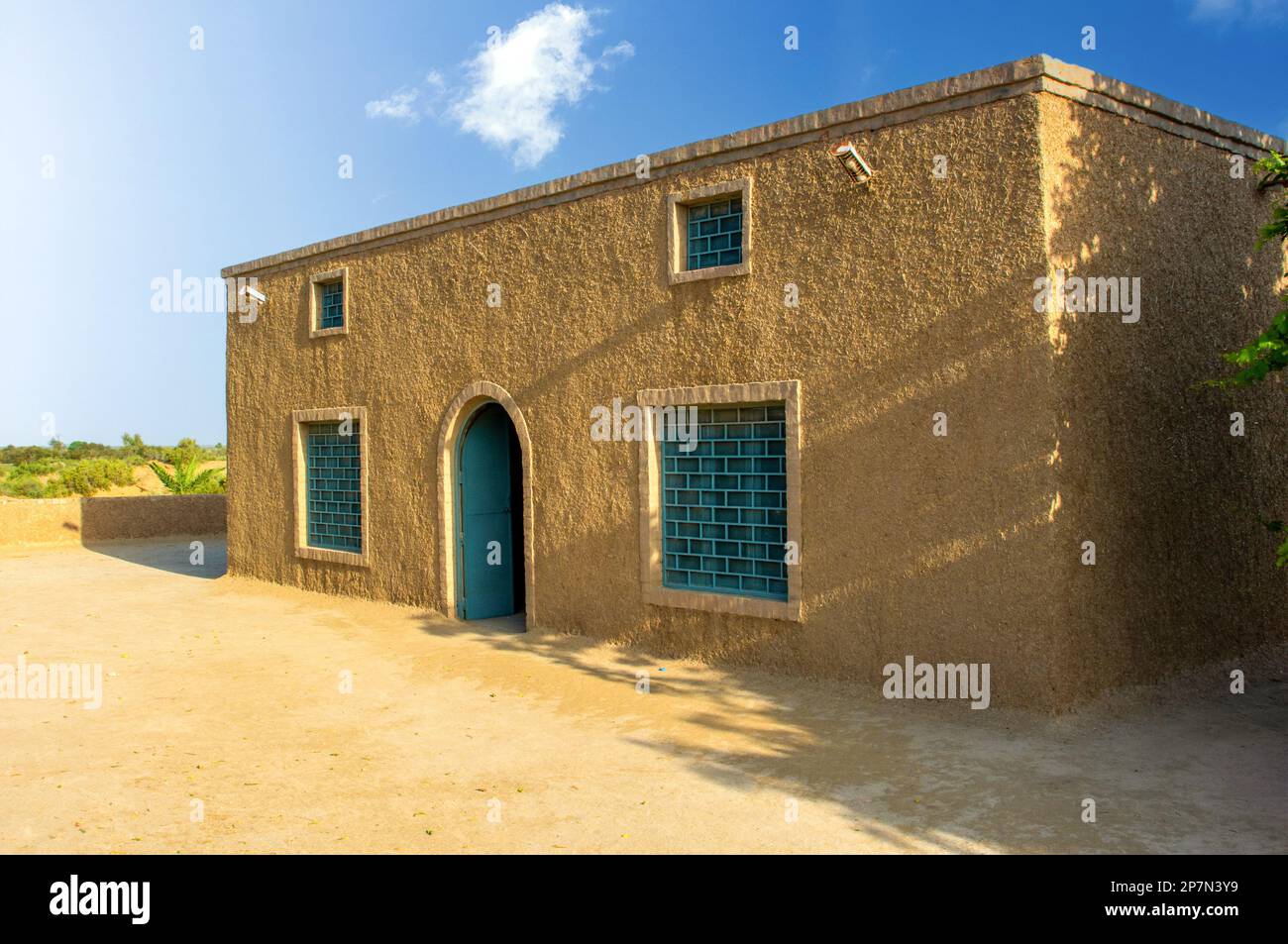Traditionelles Schlammhaus in der Thar Wüste Stockfoto