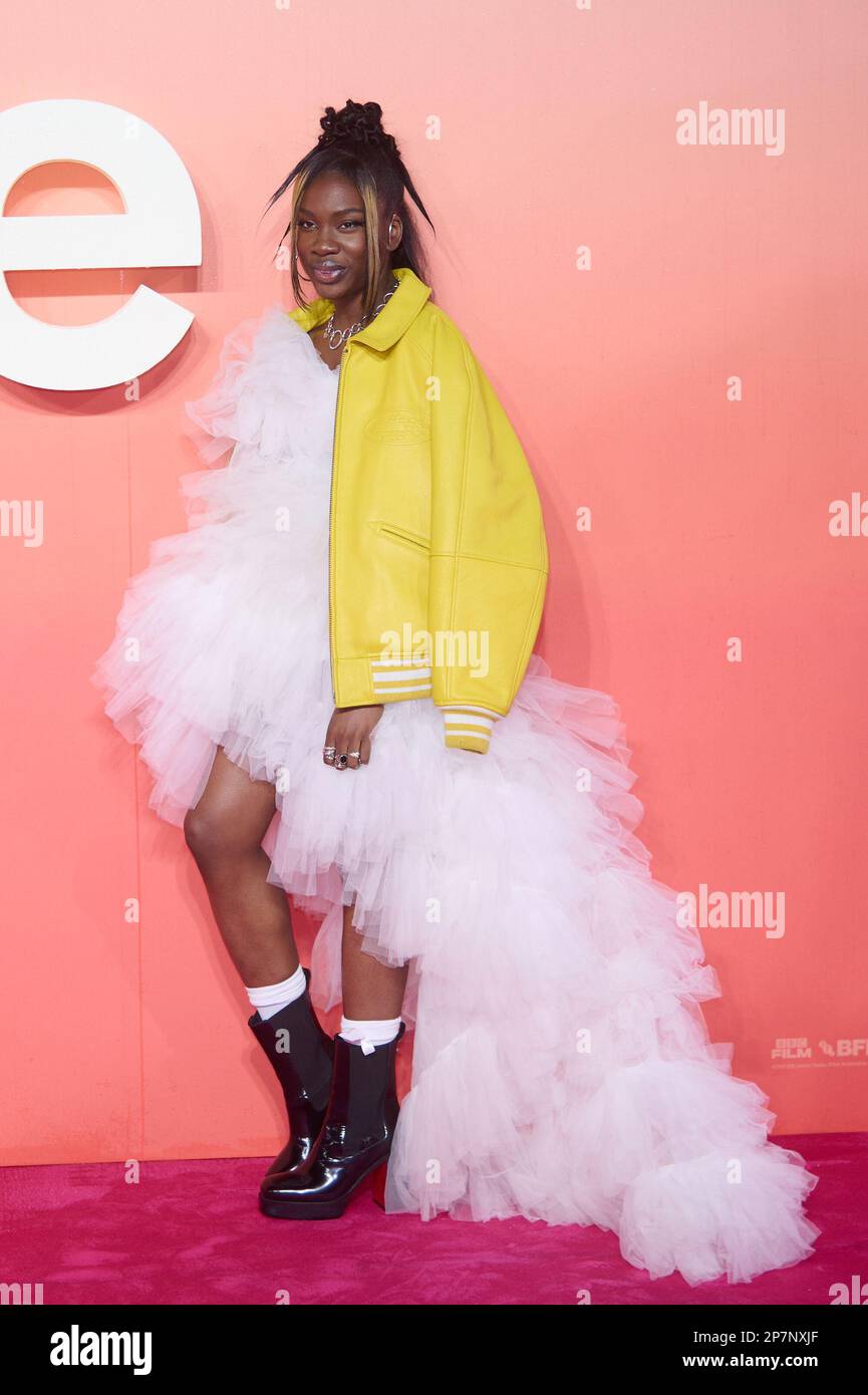 London, Vereinigtes Königreich 8. März, 2023. Vivian Oparah wird auf der britischen Premiere von Rye Lane im PeckhamPlex - Rye Lane abgebildet. Kredit: Alan D West/EMPICS/Alamy Live News Stockfoto