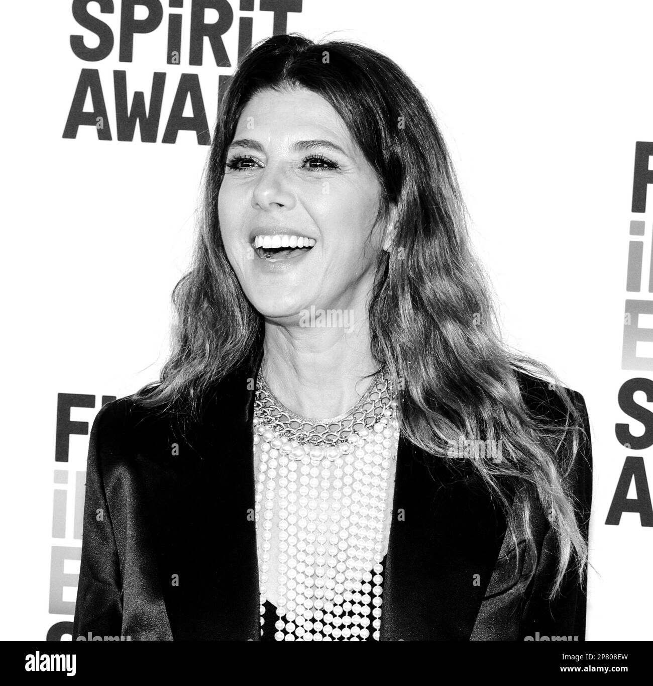 Santa Monica, Kalifornien - 04. März 2023: Marisa Tomei nimmt an den Film Independent Spirit Awards 2023 Teil Stockfoto