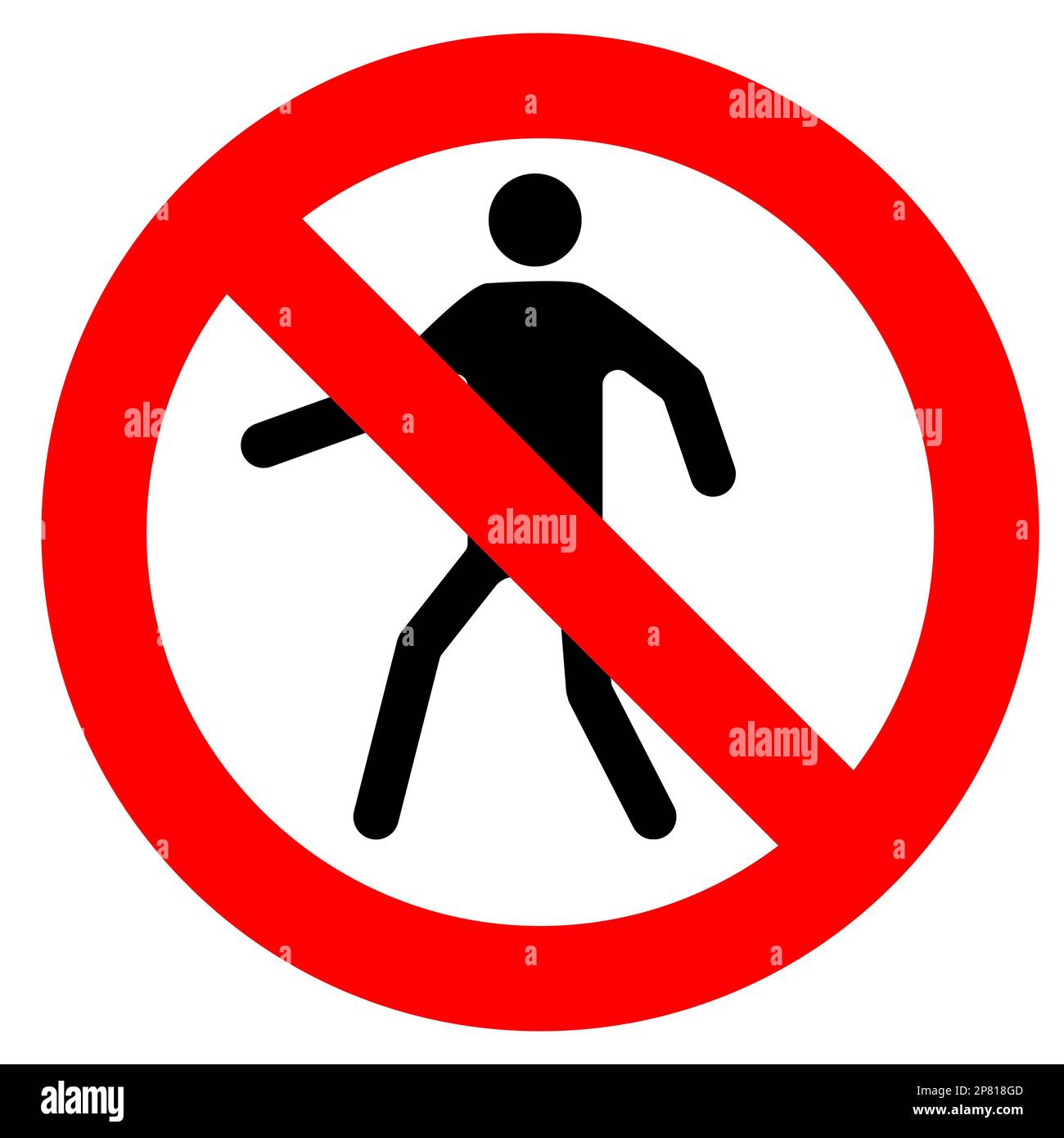 Crew only sign Ausgeschnittene Stockfotos und -bilder - Alamy