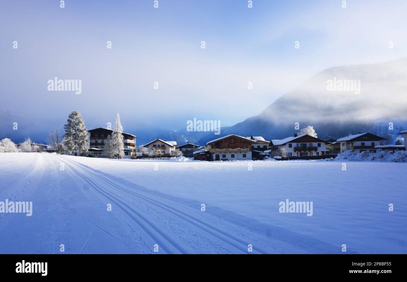 St. Johann in Tirol, Österreich Stockfoto