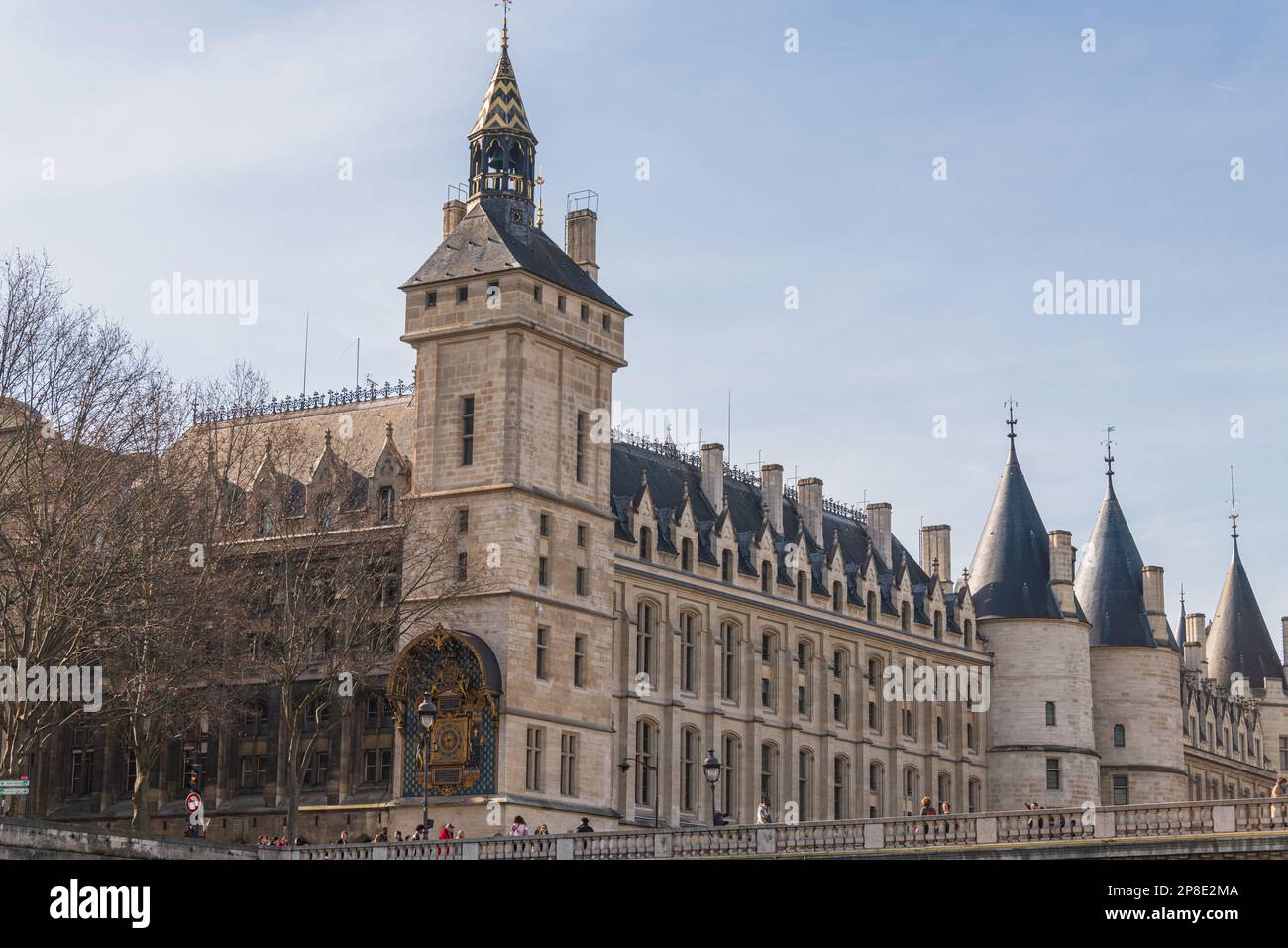 Außenfoto des Obersten Gerichtshofs in Paris, einer der 4 Gerichte der letzten Instanz in Paris. Stockfoto