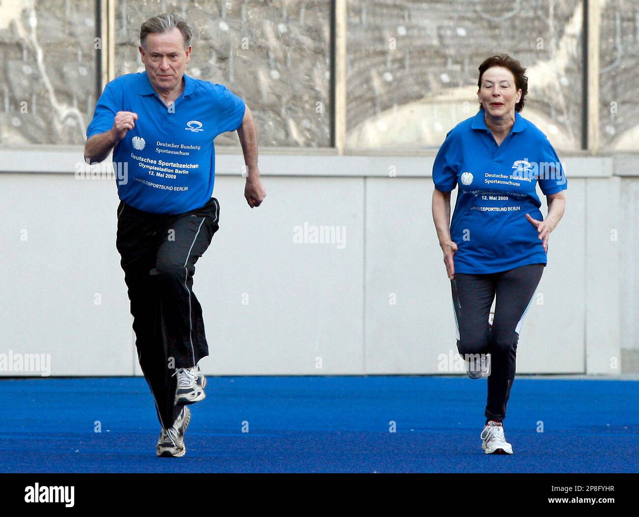 Bundespraesident Horst Koehler, links, und seine Ehefrau Eva Luise
