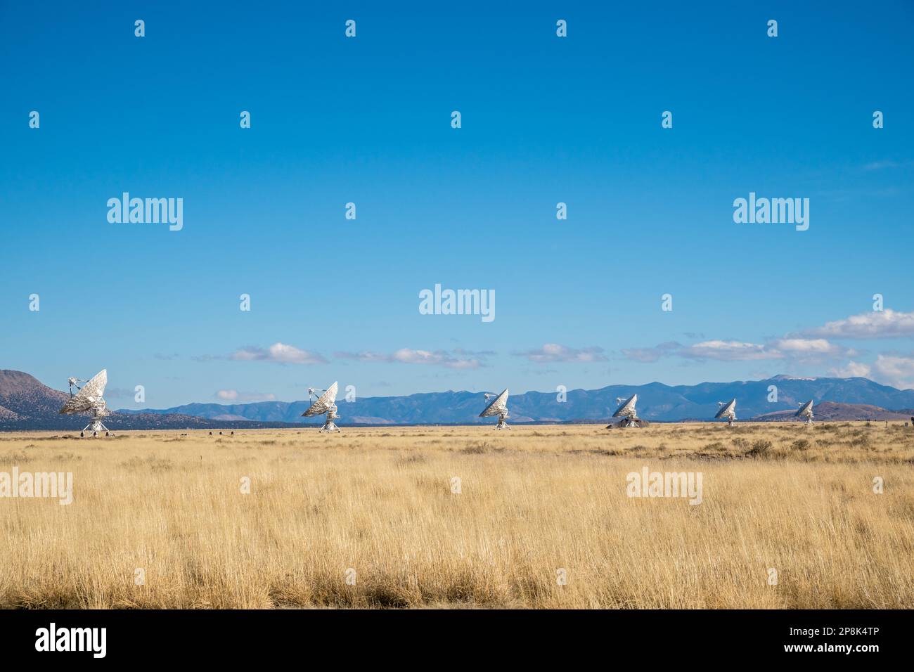 National Radio Astronomy Observatory, bekannt als Very Large Array in Socorro, New Mexico Stockfoto