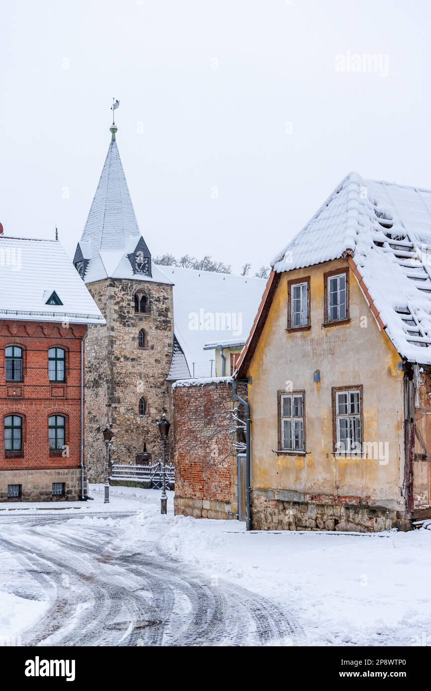 Impressionen aus Ballenstedt im Harz Stockfoto