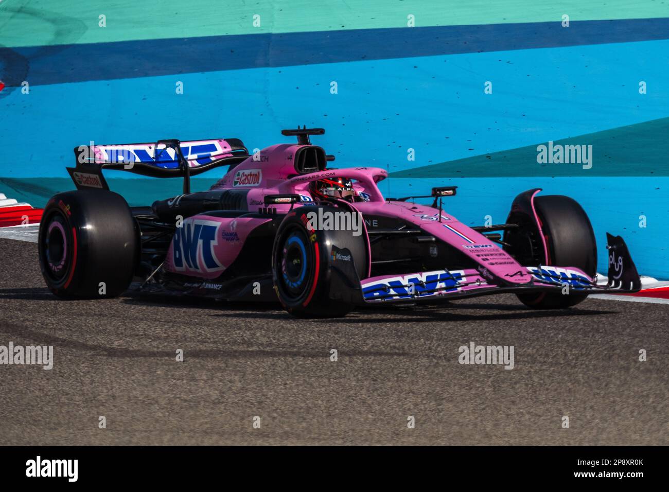 MANAMA, BAHRAIN, Sakhir Circuit, 4. März 2023: #31, Esteban OCON, FRA, Alpine F1 Team, während des Bahrain Formel 1 Grand Prix auf dem Bahrain Inte Stockfoto
