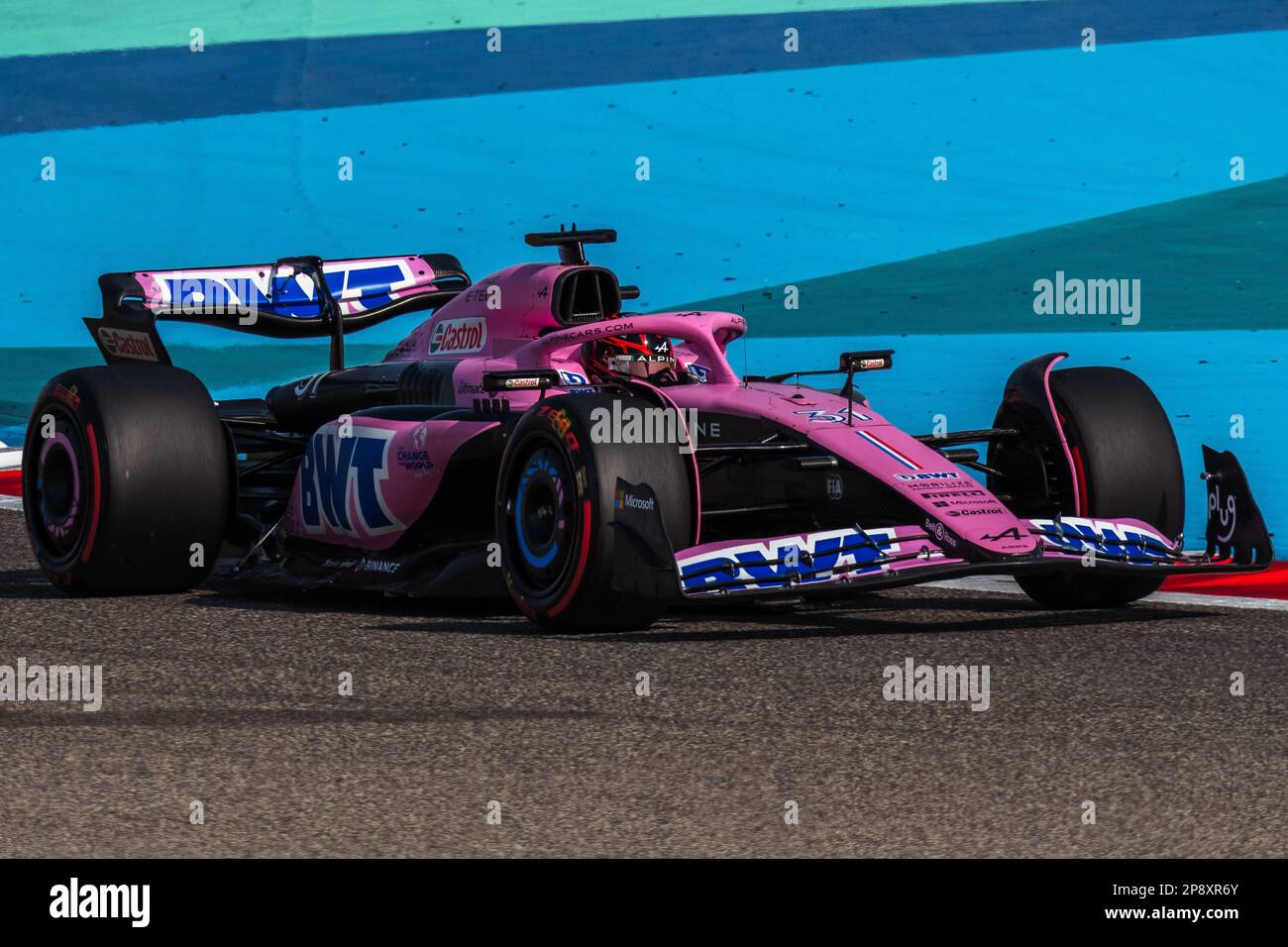 MANAMA, BAHRAIN, Sakhir Circuit, 4. März 2023: #31, Esteban OCON, FRA, Alpine F1 Team, während des Bahrain Formel 1 Grand Prix auf dem Bahrain Inte Stockfoto