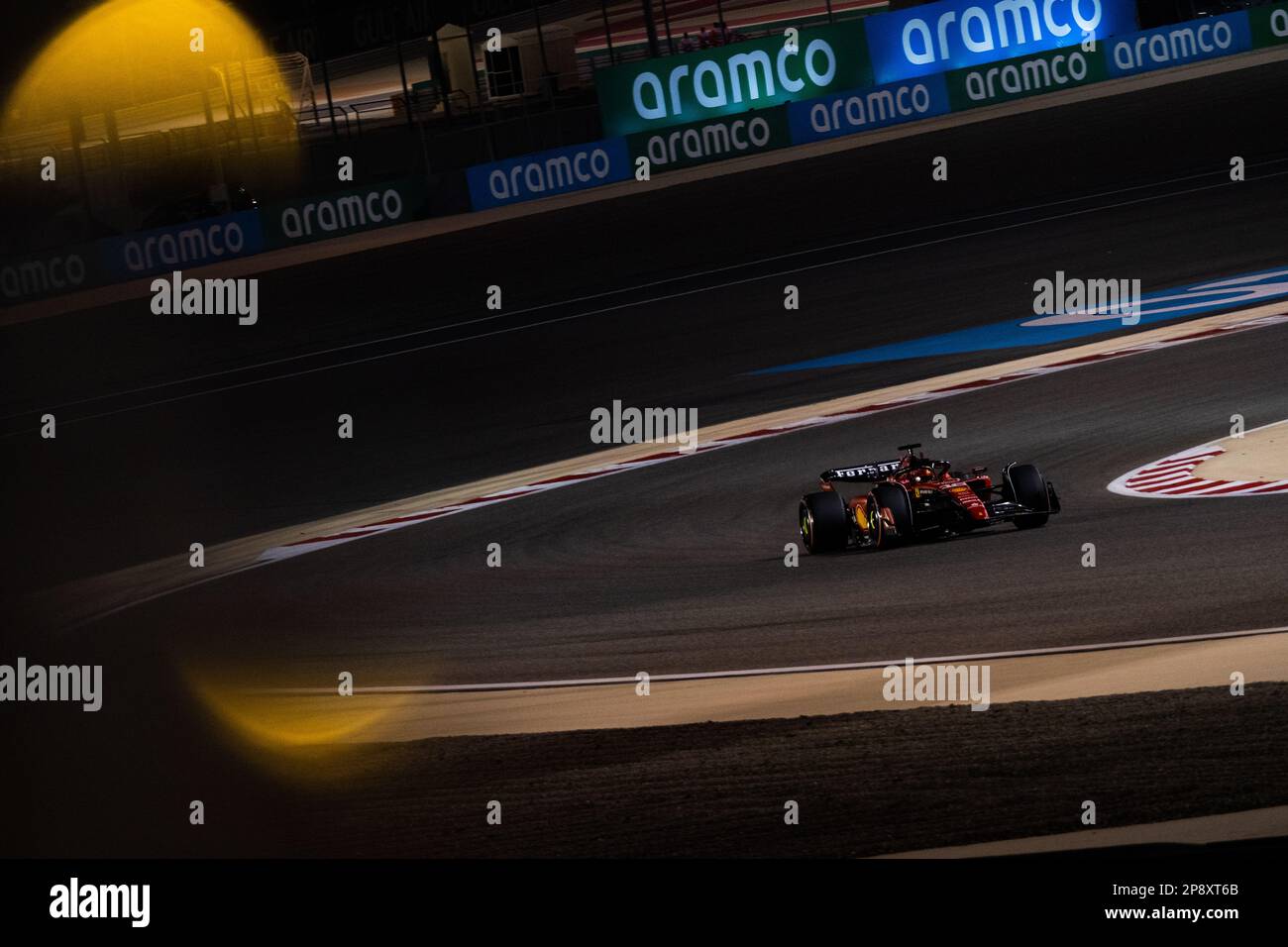 MANAMA, BAHRAIN, Sakhir Circuit, 4. März 2023: Nr. 16, Charles LECLERC, MCO, Team Scuderia Ferrari, während des Bahrain Formel 1 Grand Prix bei der Ba Stockfoto