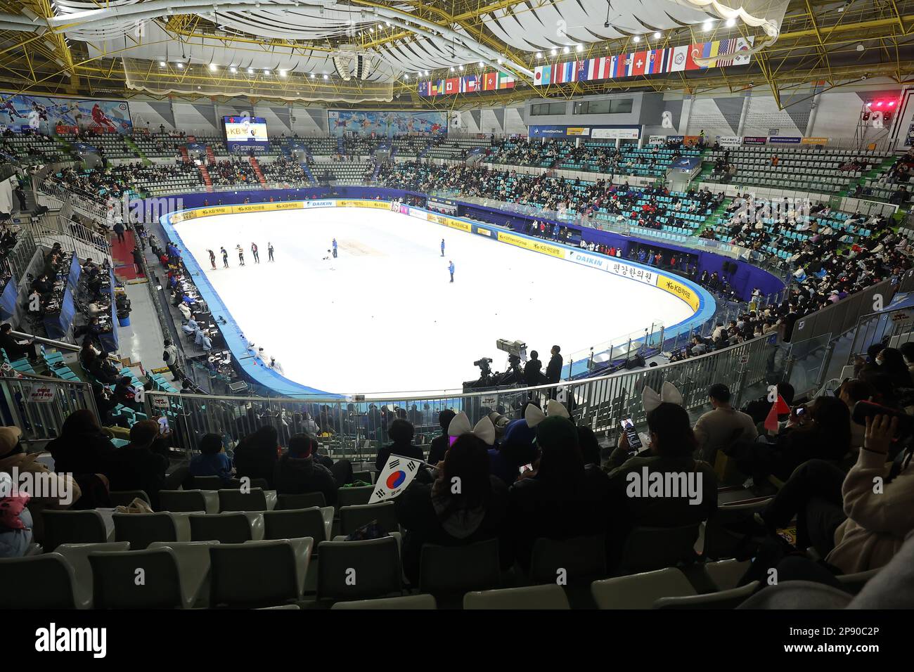 10. März 2023. World Short Track Championships in Seoul am 10. März