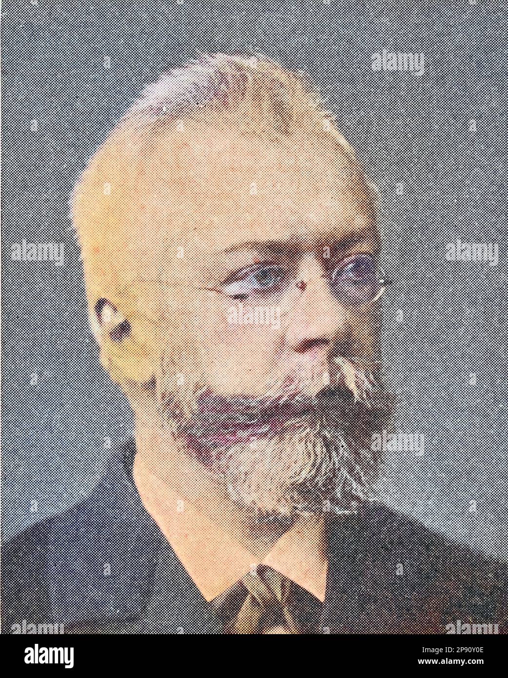 Friedrich Wilhelm Richard Fries (23. Oktober 1845 Bis 18. September 1928) war ein deutscher Philologe und Pädagoge, Historisch, digitale Restaurierte Reproduktion von einer Vorlage aus dem 19. Hundert Stockfoto