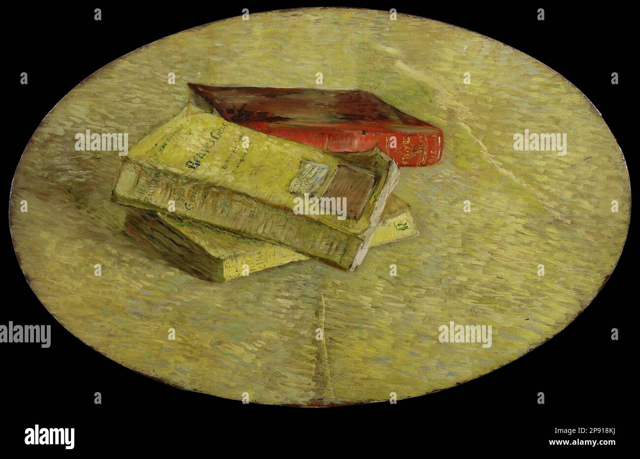 Drei Bücher 1887 von Vincent van Gogh Stockfoto