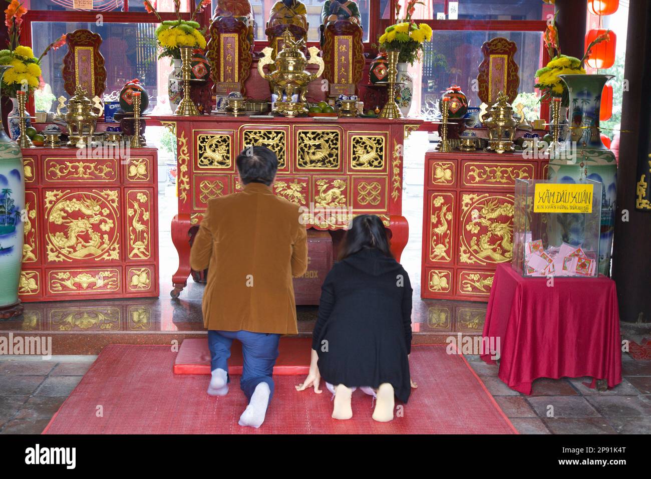 Vietnam, Hoi An, Minh Huong, Anbetungshaus Der Vorfahren, Stockfoto