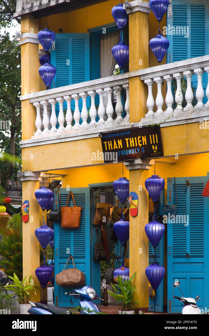 Vietnam, Hoi an, Geschäft, Boutique, Schaufenster, Stockfoto