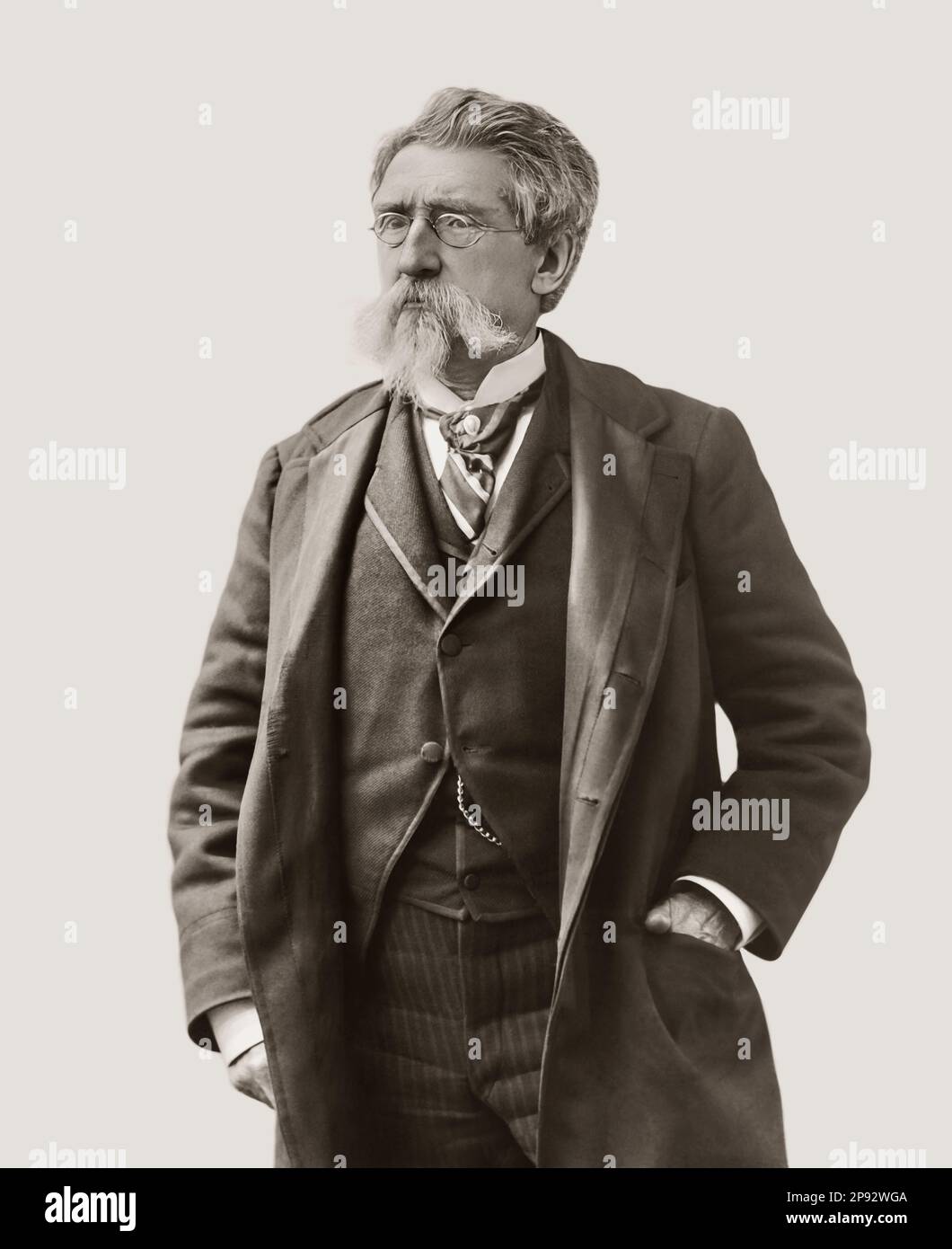 Mathew B. Brady, 1823-1896, früher amerikanischer Fotograf, digital restauriert Stockfoto