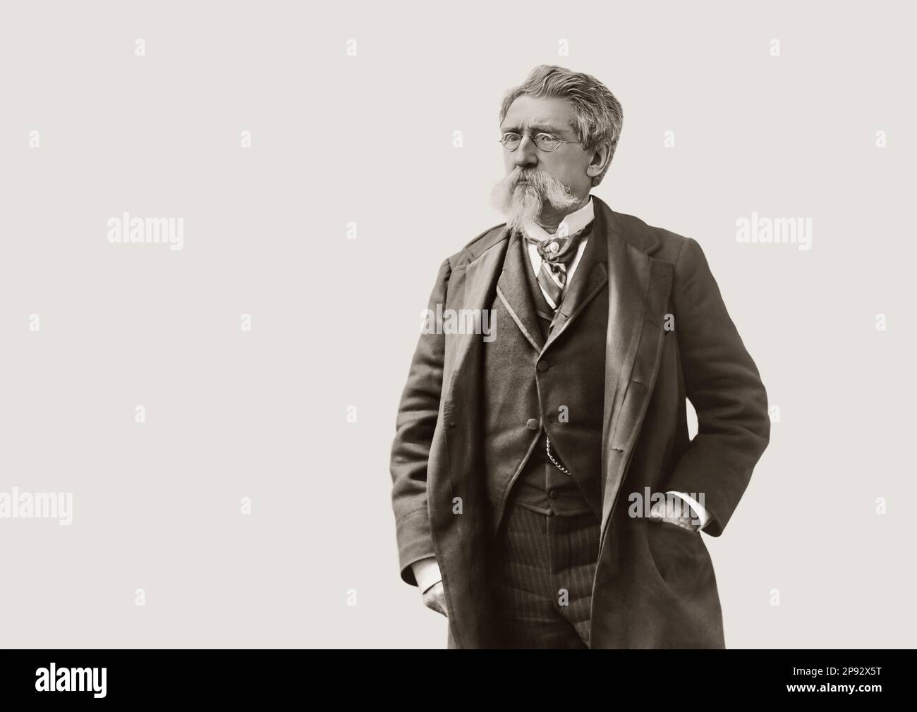 Mathew B. Brady, 1823 – 1896, früherer amerikanischer Fotograf, digital verändert Stockfoto