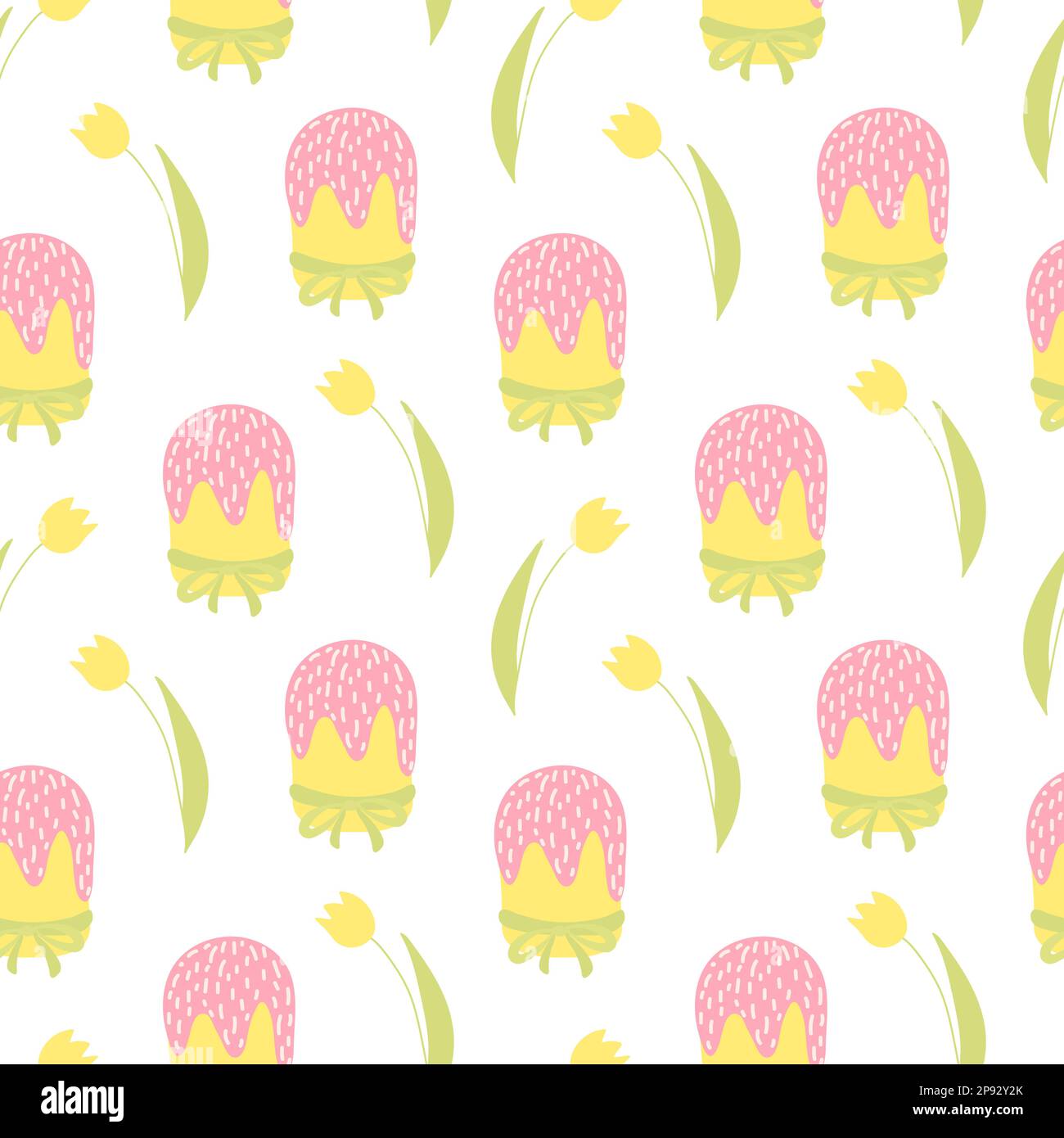 Osterfeiertag - nahtloses Vektormuster Stock Vektor