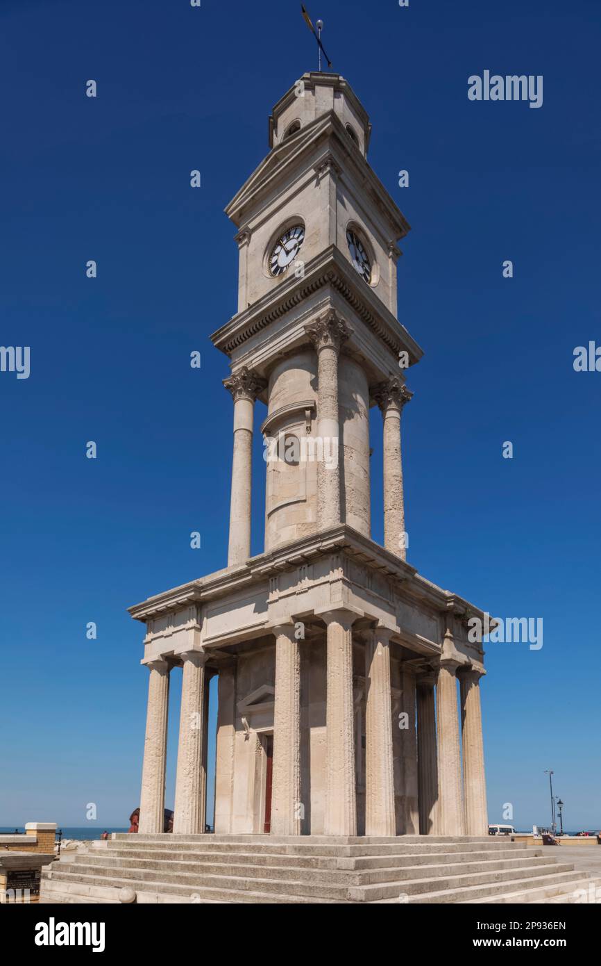 England, Kent, Herne Bay, Der Uhrenturm Stockfoto