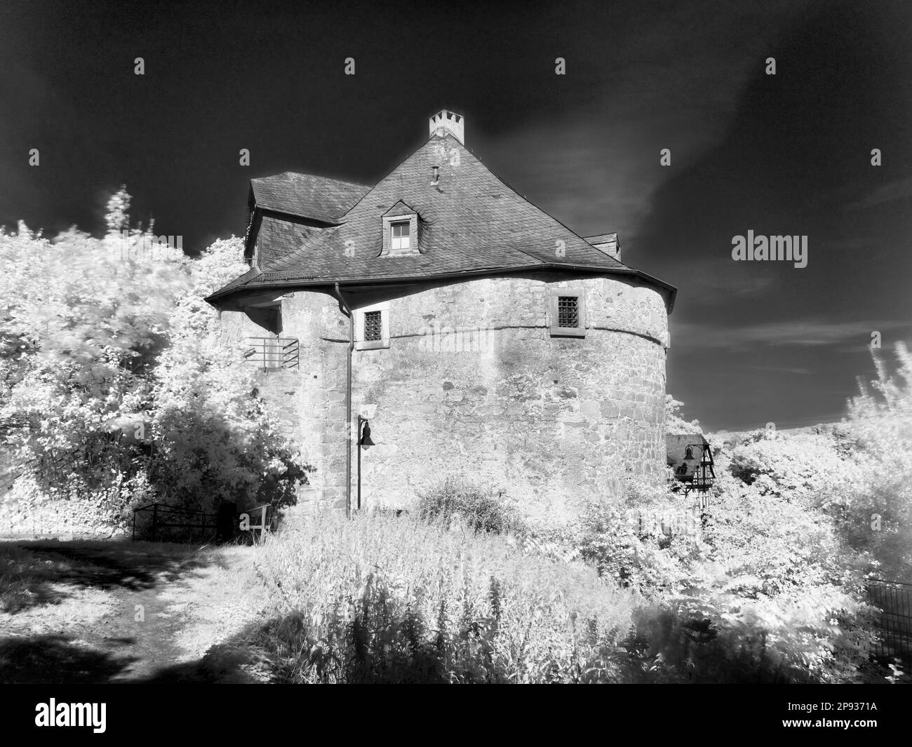 Europa, Deutschland, Hessen, Mittelhessen, Marburg County, Stadt Marburg, Hexenturm im Landgrave Castle Stockfoto