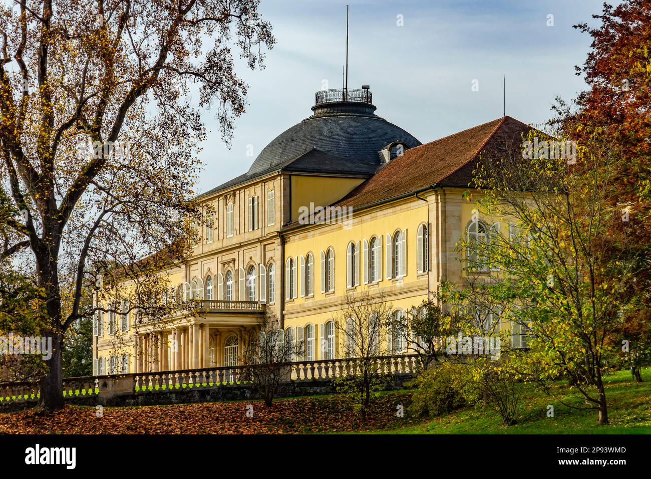Schloss Hohenheim, Stuttgart, Baden-Württemberg, Deutschland Stockfoto