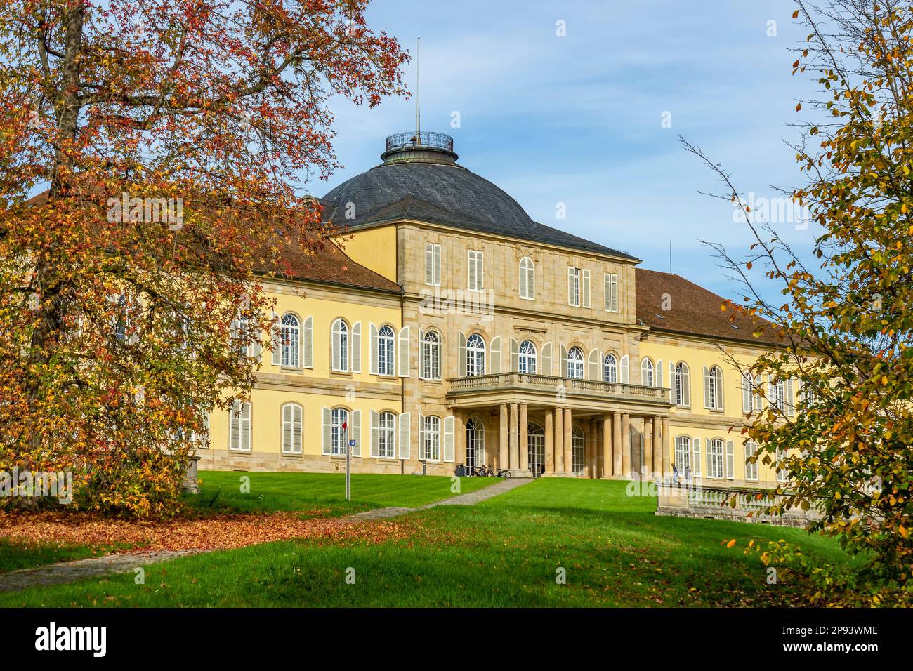 Schloss Hohenheim, Stuttgart, Baden-Württemberg, Deutschland Stockfoto