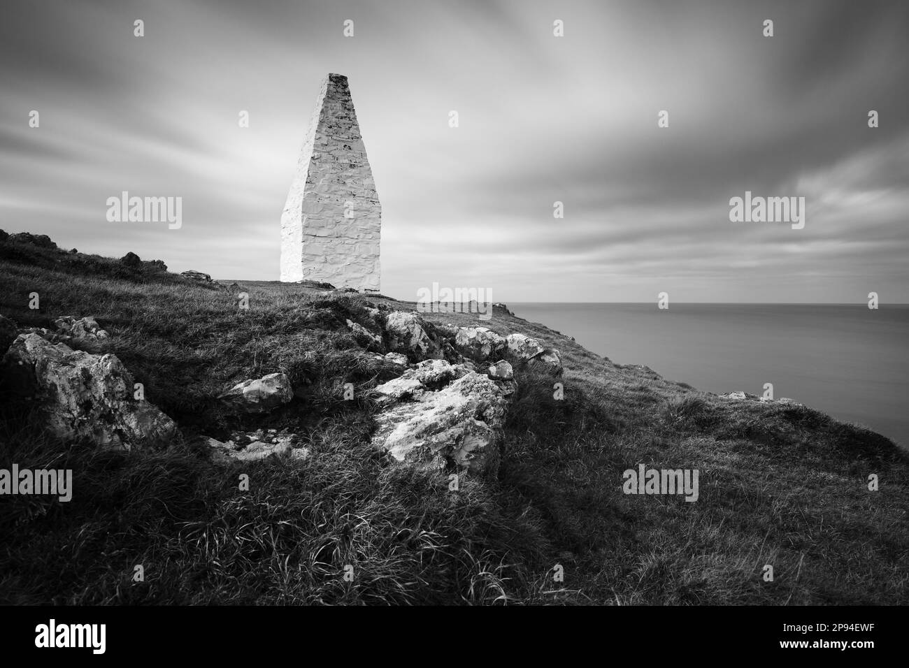 Foto: © Jamie Callister. Porthgain alte Ziegelsteinfabrik, Pembrokeshire, Südwestwales, 12. Februar 2023 Stockfoto