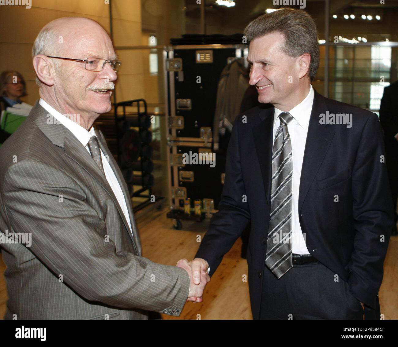 Die Vorsitzenden der Foederalismuskommision II, der Ministerpraesident